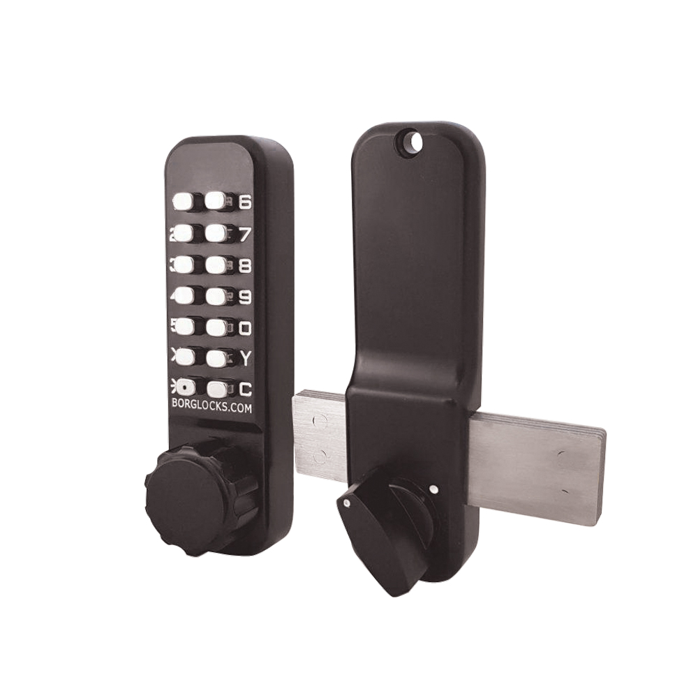 Borg 2605 Marine Grade Pro Digital Door Lock with Easy Code Change - Black